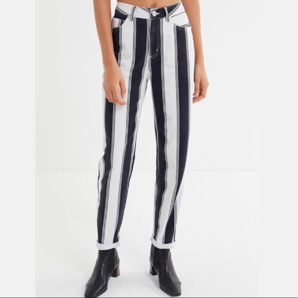 BDG Mom Stripe Jeans